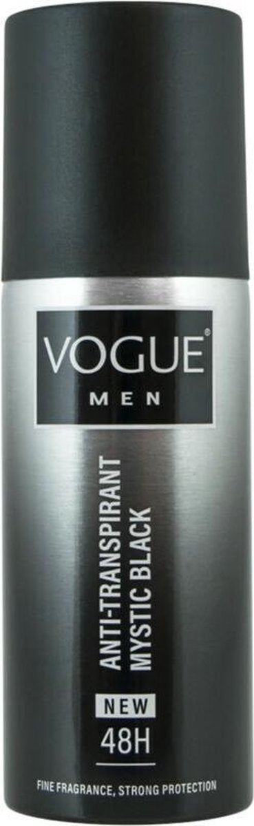 6x Vogue Anti-Transpirant Mystic Black 150 ml