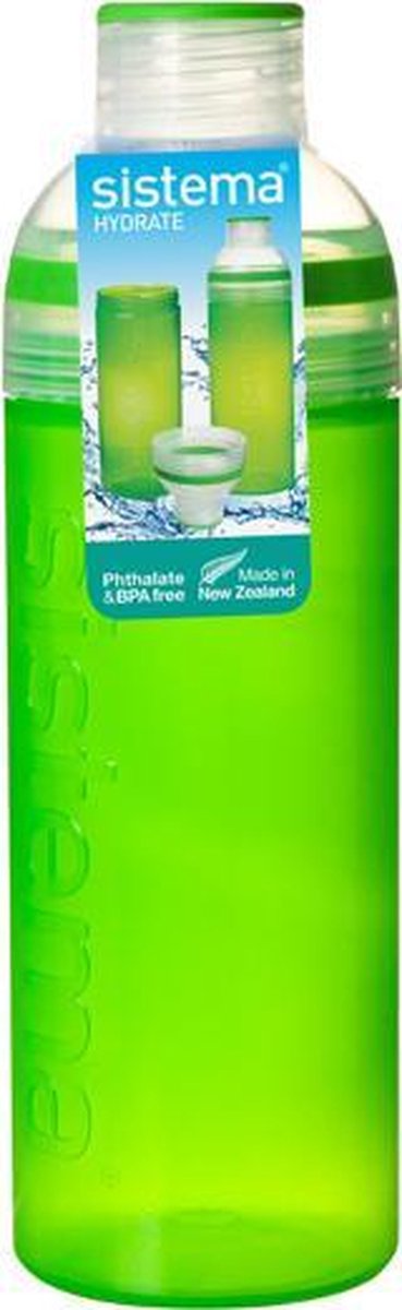 Sistema Hydrate Trio -700 ml drinkfles - limegroen
