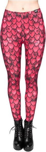ZUMPREMA Dragon Red Sport legging NEW