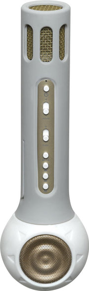 Denver KMS-10 - Draadloze karaoke speaker met microfoon - Wit