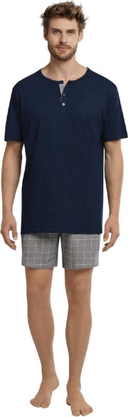 Schiesser – Timeless – Pyjama – 173656 – Night Blue - 54