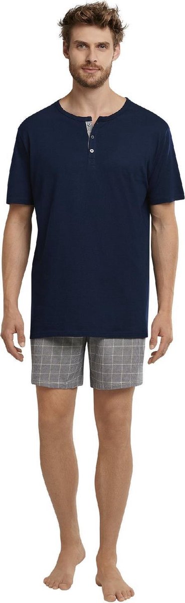 Schiesser – Timeless – Pyjama – 173656 – Night Blue - 50