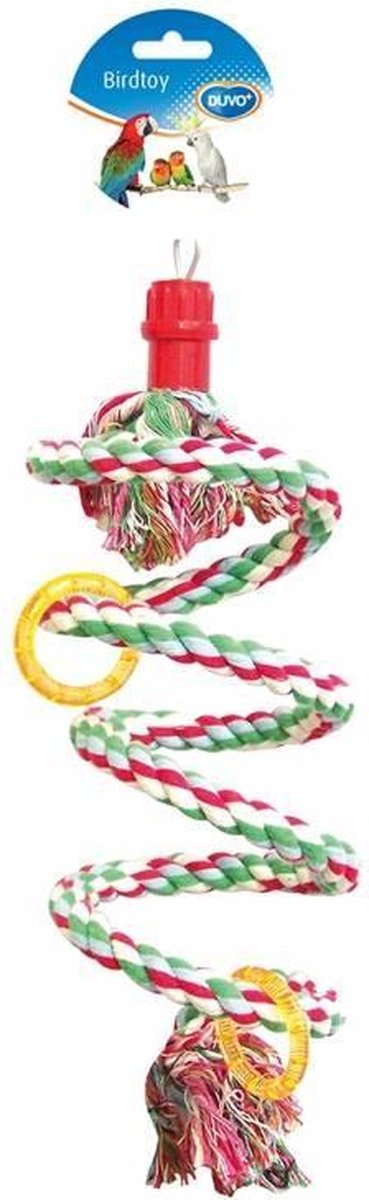 Touwspiraal met extra ringen 35CM