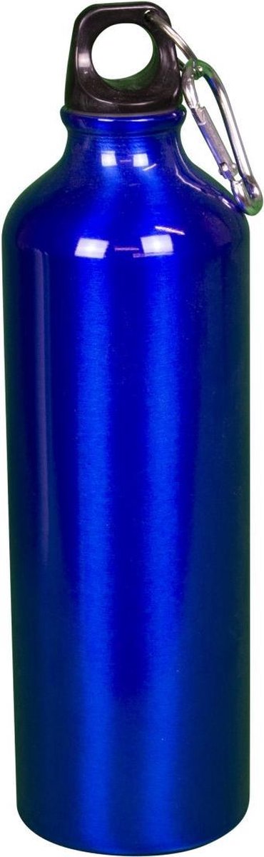 Aluminium fles 750 ml blauw