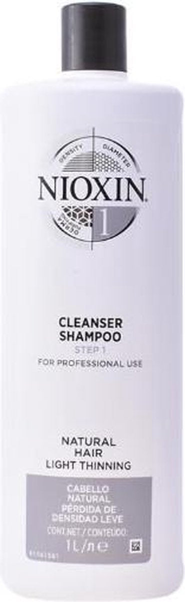 MULTI BUNDEL 4 stuks Nioxin System 1 Shampoo Volumizing Weak Fine Hair 1000ml