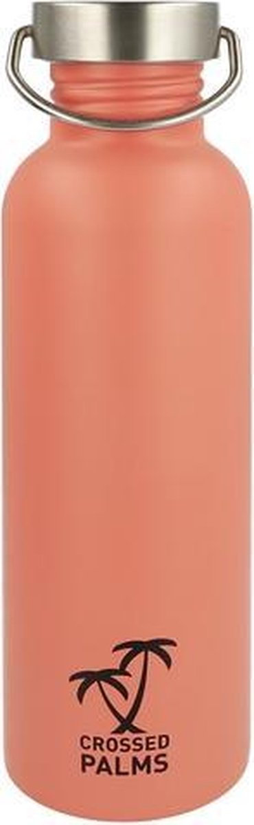 Fles Crossed Palms RVS koraal - 750ml