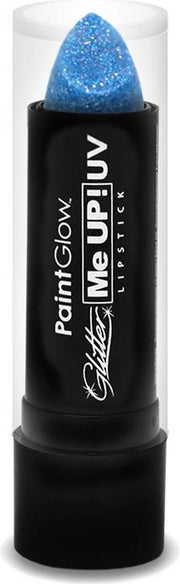 PaintGlow Uv Glitter Lipstick Ice Blue ( Blauw )