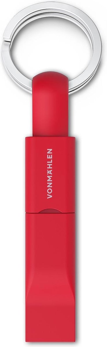 Vonmählen High Five USB-kabel USB A USB C/Micro-USB B/Lightning Rood