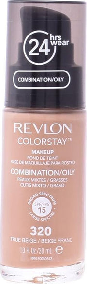 Revlon Colorstay Foundation With Pump Oily Skin - 320 True Beige