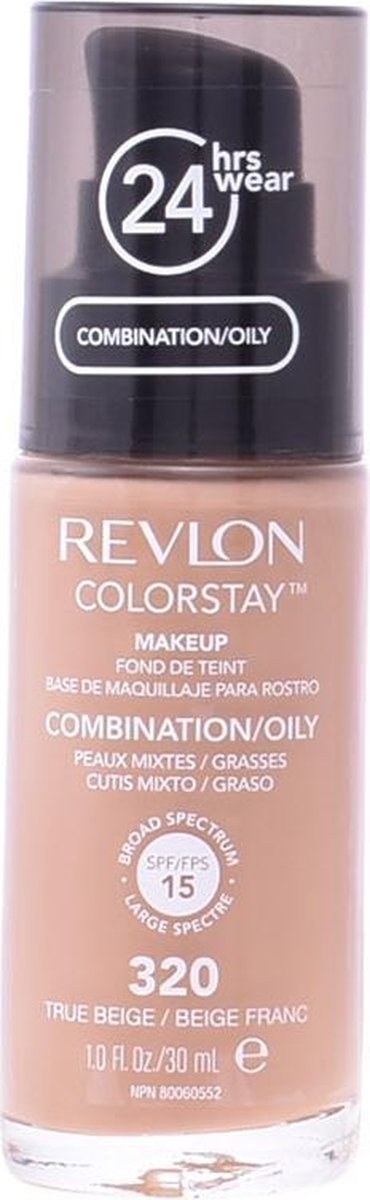 Revlon Colorstay Foundation With Pump Oily Skin - 320 True Beige