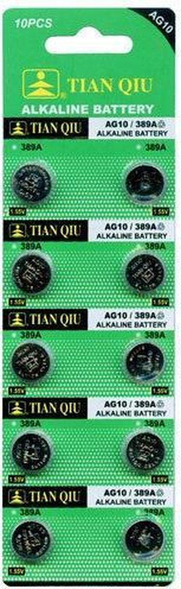 AG10 Batterijen Strip - 10 stuks