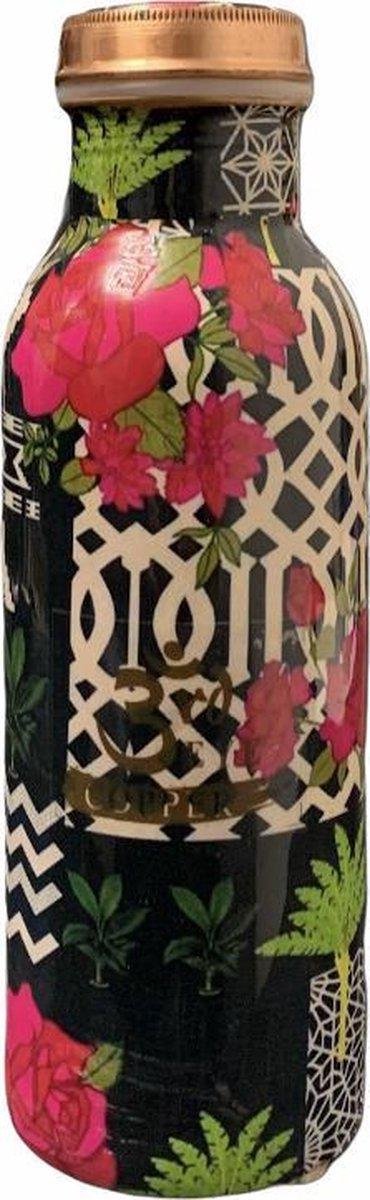 Luxe Koperen Waterfles - Copper Water Bottle - Handgemaakt - Handmade - 750ml