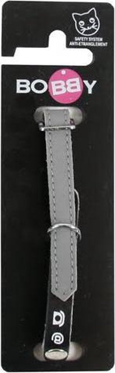 Bobby kattenhalsband adres grijs