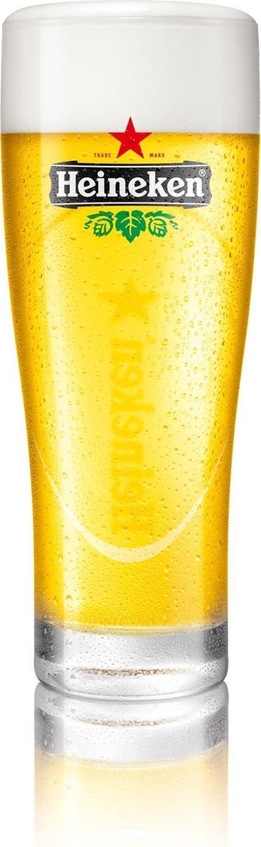 Heineken Ellipse Bierglas -  0.25 l - 6 stuks