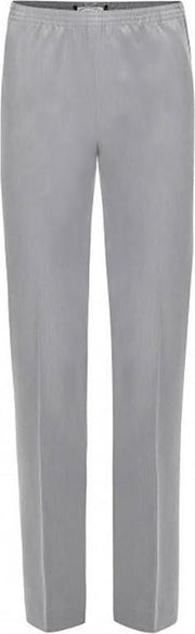 Sensia Pantalon Model Deva - Elastiek - Korte Lengtemaat - Kleur licht grijs melange- maat 44