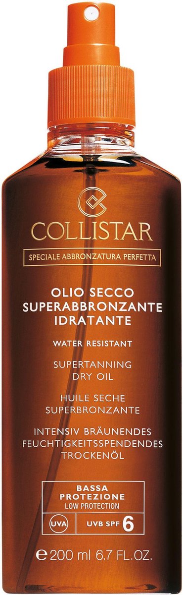 Collistar Supertanning Dry Oil Zonnebrandolie SPF 6 - 200 ml