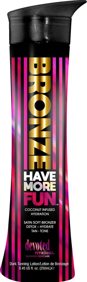 Devoted Creations - Bronze have more fun zonnebankcreme - 250ml