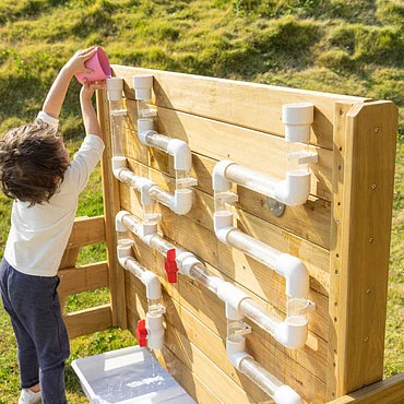 Houten Water Speelmuur 2-zijdig