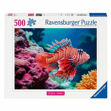 Legpuzzel Colorful Animals Rode Koraalduivel