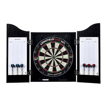 Houten Cabinet met Sisal Dartbord incl. Dartset