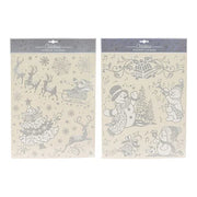 Raamsticker Zilver