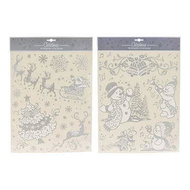 Raamsticker Zilver