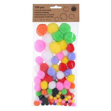 Gekleurde Pompons