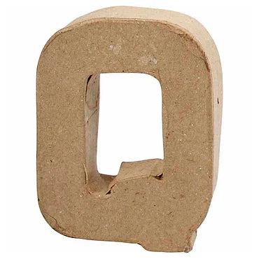 Letter Papier-maché - Q