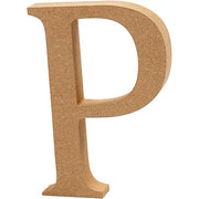 Letter P MDF 13cm