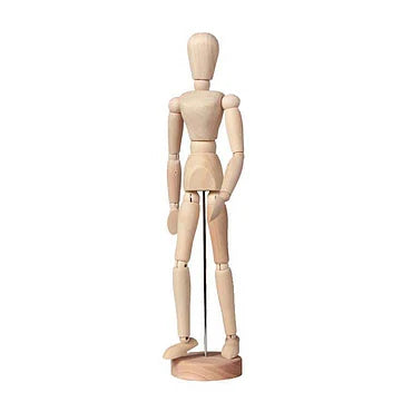 Talens Ledenpop Man 30cm Blank Hout
