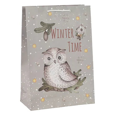 Geschenktas Winter 23cm
