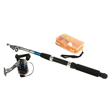 Game on Fishing Tele Werphengel met Accessoires