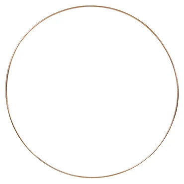 Metalen Draadring Goud