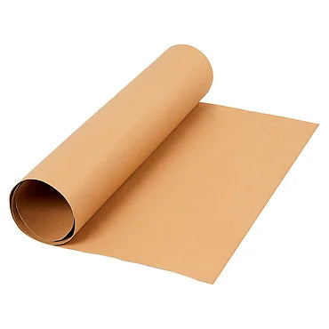 Faux Leather Papier Lichtbruin