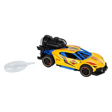 Roadblasters Pull-back Raceauto met Rook