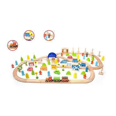 Classic World Houten Treinset