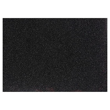 Opstrijkfolie Glitter Zwart