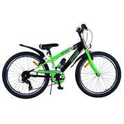 Volare Sportivo Fiets - 24 inch - 7 Speed - Zwart Groen