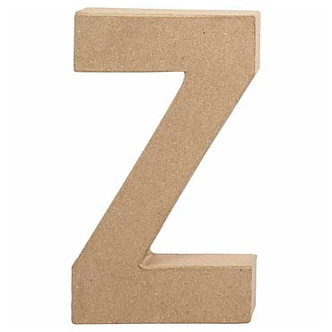 Letter Papier-maché - Z