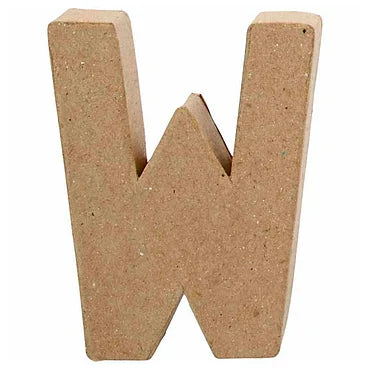 Letter Papier-maché - W