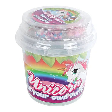 Mix je eigen Eenhoorn Putty met Glitter en Kralen