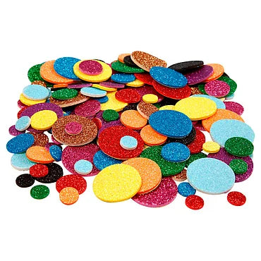 Foamvormen Glitter Cirkels