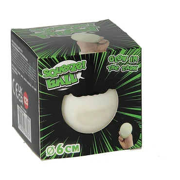 Knijpbal Glow in the Dark