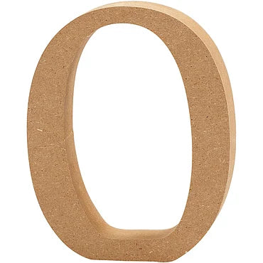 Letter O MDF 13cm