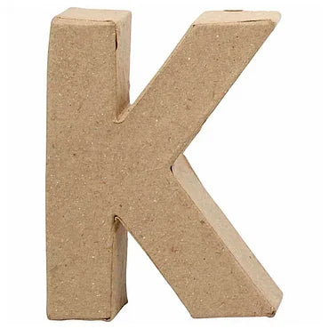 Letter Papier-maché - K