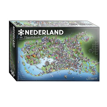 Legpuzzel Nederland in Vogelvlucht