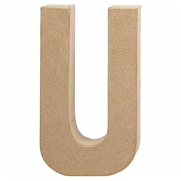 Letter Papier-maché - U