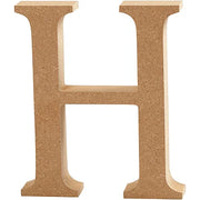 Letter H MDF 13cm