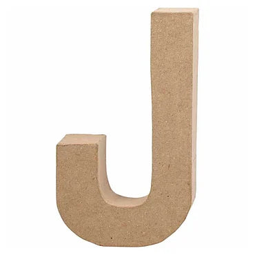 Letter Papier-maché - J