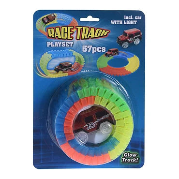 Autobaan Glow in the Dark Speelset